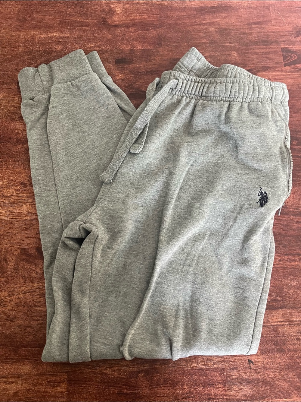 U.S. Polo Assn. Men’s Heather Gray Jogger Sweatpants